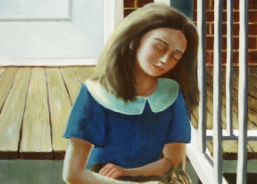 1991, Adieu Joséphine, huile sur toile 24''x20''