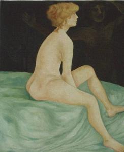 1981, La vision, huile sur toile 16''x20''